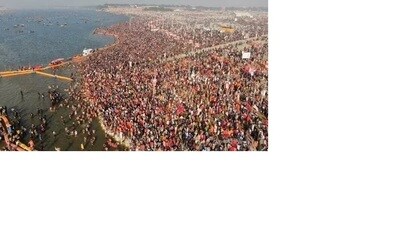 Crores of devotees are expected to arrive in Prayagraj during the mega religious fair. (File photo) Crores of devotees are expected to arrive in Prayagraj during the mega religious fair. (File photo)