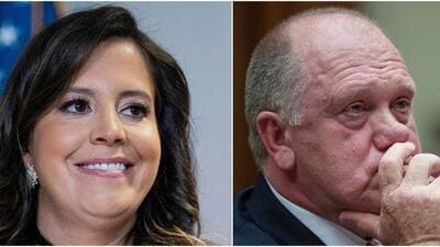 Elise Stefanik and Tom Homan (REUTERS) Elise Stefanik and Tom Homan (REUTERS)