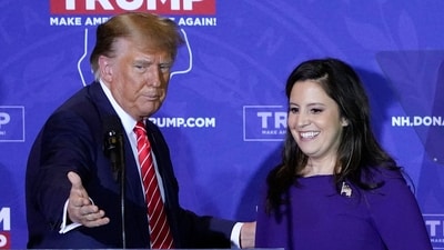 Donald Trump picks Elise Stefanik as US Ambassador to the UN (Photo by TIMOTHY A. CLARY / AFP) (AFP) Donald Trump picks Elise Stefanik as US Ambassador to the UN (Photo by TIMOTHY A. CLARY / AFP) (AFP)