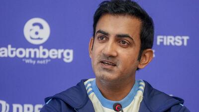 India cricket coach Gautam Gambhir during a pre-departure press conference before leaving for Australia, in Mumbai on Monday. (PTI) India cricket coach Gautam Gambhir during a pre-departure press conference before leaving for Australia, in Mumbai on Monday. (PTI)