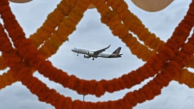 A Vistara aircraft prepares to land (AFP) A Vistara aircraft prepares to land (AFP)