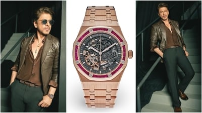 Shah Rukh Khan turns heads with stylish outfit and stunning timepiece. (Instagram) Shah Rukh Khan turns heads with stylish outfit and stunning timepiece. (Instagram)