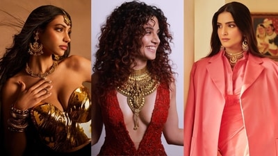 Celebrities showcase how to blend traditional jewels with Western outfits for a stunning look. (Photos: Instagram) Celebrities showcase how to blend traditional jewels with Western outfits for a stunning look. (Photos: Instagram)