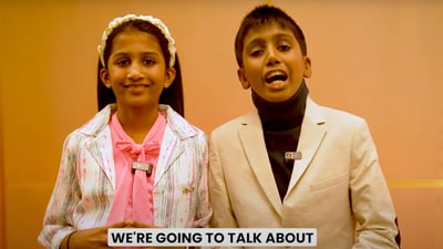 Jainam and Jivika updated the site to let people know that they had offered the site to Reliance for free. (YouTube/JJMission Diary) Jainam and Jivika updated the site to let people know that they had offered the site to Reliance for free. (YouTube/JJMission Diary)