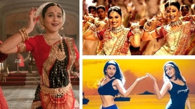 Vidya balan recently said that she is not a dancer like Madhuri's former co-stars - Karisma and Aishwarya.