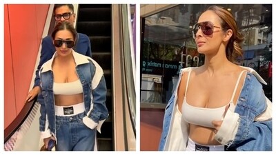 Malaika Arora has given us a new and innovative style to wear denim-on-denim. (Instagram) Malaika Arora has given us a new and innovative style to wear denim-on-denim. (Instagram)