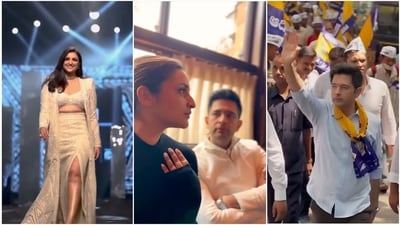 Parineeti Chopra has a 'filmy' birthday wish for Raghav Chadha. Parineeti Chopra has a 'filmy' birthday wish for Raghav Chadha.