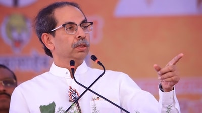 Thackeray claimed government officials checked his bag upon arrival in Yavatmal's Wani region. (PTI) Thackeray claimed government officials checked his bag upon arrival in Yavatmal's Wani region. (PTI)