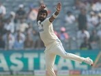 India's Jasprit Bumrah fields the ball during the day one of the second cricket test match between India and New Zealand. (AP Photo/Rafiq Maqbool) India's Jasprit Bumrah fields the ball during the day one of the second cricket test match between India and New Zealand. (AP Photo/Rafiq Maqbool)