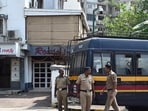 Police security has been increased outside the apartment of Bollywood actor Salman Khan following the killing of former minister and NCP leader Baba Siddique. (Raju Shinde)