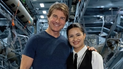Actor Avneet Kaur surprised everyone after she met Tom Cruise on the sets of his upcoming film Mission: Impossible—The Final Reckoning. Taking to Instagram, Avneet posted several pictures and a video of her meeting with Tom. In the pictures, Tom and Avneet smiled for the camera as he rested his arm on her shoulder. A photo showed Tom and Avneet having a conversation. In a video, Avneet folded her hands and then shook hands with Tom as they smiled. Actor Avneet Kaur surprised everyone after she met Tom Cruise on the sets of his upcoming film Mission: Impossible—The Final Reckoning. Taking to Instagram, Avneet posted several pictures and a video of her meeting with Tom. In the pictures, Tom and Avneet smiled for the camera as he rested his arm on her shoulder. A photo showed Tom and Avneet having a conversation. In a video, Avneet folded her hands and then shook hands with Tom as they smiled.