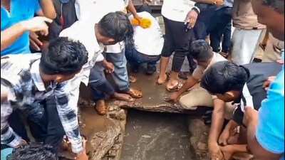 Nearly two weeks after the incident, the LMC announced a committee to investigate the construction of the RCC drain (For representation)