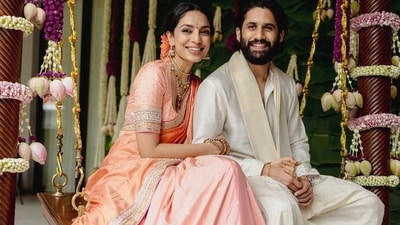 Sobhita Dhulipala and Naga Chaitanya got engaged on August 9 this year. Sobhita Dhulipala and Naga Chaitanya got engaged on August 9 this year.