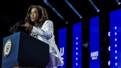 Oprah Winfrey dismisses reports she was paid $1 million by Harris campaign (REUTERS/Evelyn Hockstein) (REUTERS)