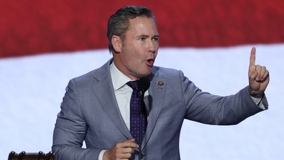 Congressman Mike Waltz speaks on Day 1 of the Republican National Convention (RNC) at the Fiserv Forum in Milwaukee, Wisconsin, U.S. (File image) (REUTERS)