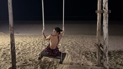 Mouni Roy also posted pictures of herself making the most of a mystical and romantic desert experience. Mouni Roy also posted pictures of herself making the most of a mystical and romantic desert experience.
