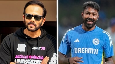Hardik Panday responded to Rohit Shetty's statement on the cricketer's cinematic comeback. Hardik Panday responded to Rohit Shetty's statement on the cricketer's cinematic comeback.