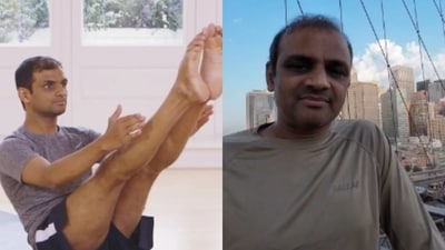 R. Sharath Jois, an Indian yoga guru from Mysuru died during his teaching tour in the US on Monday, November 11, 2024. (Instagram )