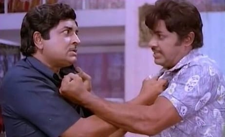 In the 1980s, Prem Nazir began appearing in two-hero films with younger stars like Jayan (right) In the 1980s, Prem Nazir began appearing in two-hero films with younger stars like Jayan (right)