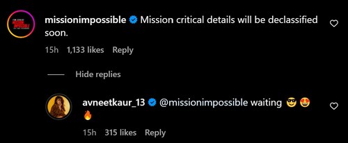 The MI official account responded to Avneet's post The MI official account responded to Avneet's post