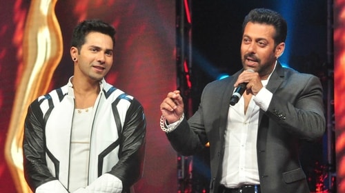 Varun Dhawan and Salman Khan Varun Dhawan and Salman Khan