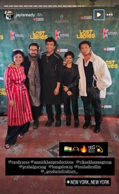 Kiran Rao poses with Aamir Khan and Vikas Khanna in New York at a special screening of Laapataa Ladies. Kiran Rao poses with Aamir Khan and Vikas Khanna in New York at a special screening of Laapataa Ladies.
