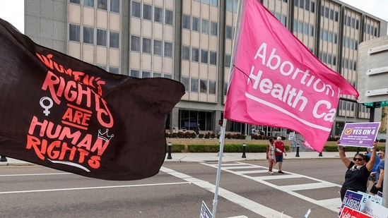 Abortion access was one of the key ballot measures during the US presidential elections (AP)