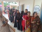 Voting occurs in Shiggaon, Sandur, and Channapatna, with a total of 45 candidates competing. Security measures are in place for smooth polling amid a high-profile contest.