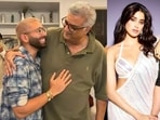 Orry with Boney Kapoor and Janhvi Kapoor Orry with Boney Kapoor and Janhvi Kapoor