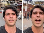 Sean Hammond shared a video on Instagram denying the claims made by people to him about Delhi . Sean Hammond shared a video on Instagram denying the claims made by people to him about Delhi .