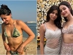 Suhana Khan complimented Ananya Panday on her bikini pictures. 