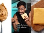 1 cheese slice is better than 1 tablespoon of peanut butter? 1 cheese slice is better than 1 tablespoon of peanut butter?