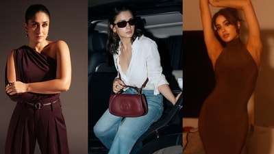 From Kareena Kapoor Khan to Alia Bhatt and Janhvi Kapoor: Get stocked for a burgundy winter ahead (Photos; Instagram) From Kareena Kapoor Khan to Alia Bhatt and Janhvi Kapoor: Get stocked for a burgundy winter ahead (Photos; Instagram)