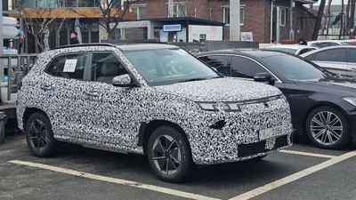 Hyundai Creta EV is expected to share a host of design elements with the ICE variant of the midsize SUV while bringing EV-specific tweaks . (AutoSpy)