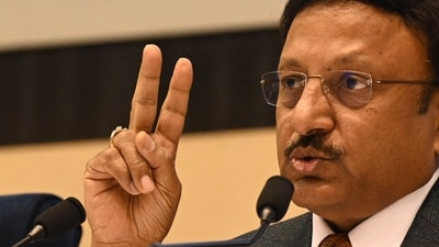 Chief Election Commissioner Rajiv Kumar. (File image) (Hindustan Times)