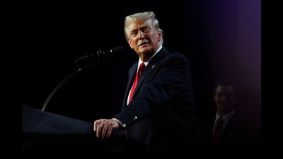 FILE PHOTO:U.S. President-elect Donald Trump takes the stage following early results from the 2024 U.S. presidential election in Palm Beach County Convention Center, in West Palm Beach, Florida, U.S., November 6, 2024. REUTERS/Callaghan O'Hare/File Photo (REUTERS)