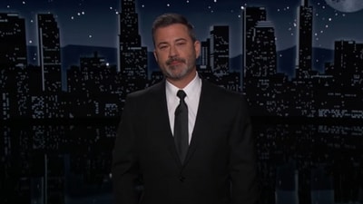Jimmy Kimmel again mocks Melania Trump during Tuesday night monologue.