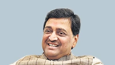Mumbai, India - Feb. 15, 2024: BJP party leader Ashok Chavan during interview with HT at his office at Churchgate, in Mumbai, India, on Thursday, February 15, 2024. (Photo by Anshuman Poyrekar/ Hindustan Times) (Hindustan Times) Mumbai, India - Feb. 15, 2024: BJP party leader Ashok Chavan during interview with HT at his office at Churchgate, in Mumbai, India, on Thursday, February 15, 2024. (Photo by Anshuman Poyrekar/ Hindustan Times) (Hindustan Times)