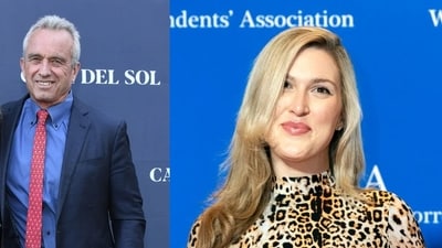 Olivia Nuzzi initially accused Ryan Lizza of accessing her private data and blackmailing her after their engagement ended. Lizza responded, calling her allegations defamatory lies. (Credit: Getty Images/ AP).