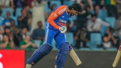 Tilak Varma's maiden maiden international century powered India to a 11-run win over South Africa in the third T20I in Centurion. The victory has ensured that the visitors won't lose the four-match T20I series as they now nead 2-1. (AP) Tilak Varma's maiden maiden international century powered India to a 11-run win over South Africa in the third T20I in Centurion. The victory has ensured that the visitors won't lose the four-match T20I series as they now nead 2-1. (AP)