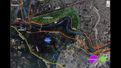 The area where a four-lane road and a dam have been proposed. (Sourced) The area where a four-lane road and a dam have been proposed. (Sourced)