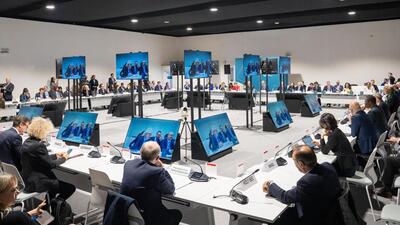 The draft shows all options, and it could take several days to narrow down in order for the parties to negotiate. (@COP29_AZ | X account) The draft shows all options, and it could take several days to narrow down in order for the parties to negotiate. (@COP29_AZ | X account)