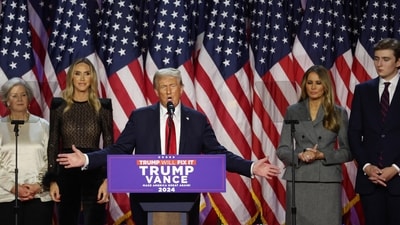 Lara Trump hailed Barron Trump as “very smart” and “very entertaining”, stating that he is after all the son of Donald Trump. (REUTERS)