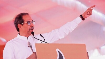 Shiv Sena (UBT) Chief Uddhav Thackeray during a public meeting ahead of the in Ausa Assembly constituency. (PTI) Shiv Sena (UBT) Chief Uddhav Thackeray during a public meeting ahead of the in Ausa Assembly constituency. (PTI)