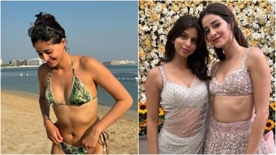 Suhana Khan complimented Ananya Panday on her bikini pictures. Suhana Khan complimented Ananya Panday on her bikini pictures.