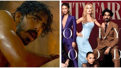 Dev Patel shared the Hollywood Issue cover with several other Hollywood stars. Dev Patel shared the Hollywood Issue cover with several other Hollywood stars.