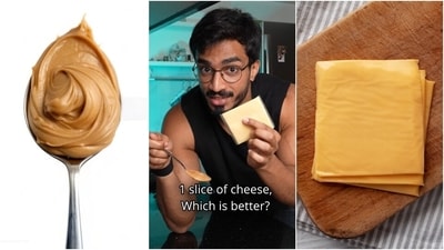 1 cheese slice is better than 1 tablespoon of peanut butter? 1 cheese slice is better than 1 tablespoon of peanut butter?