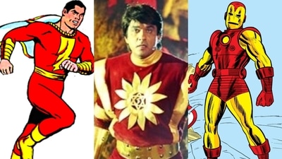 Was the Shaktimaan costume a copy of Shazam and Iron Man? Was the Shaktimaan costume a copy of Shazam and Iron Man?