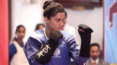 Taapsee Pannu will not use a body-double to perform action scenes in Gandhari. Taapsee Pannu will not use a body-double to perform action scenes in Gandhari.