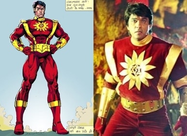 Shaktimaan's costume Shaktimaan's costume